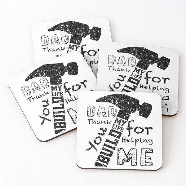 Item preview, DAD Thank You For Helping Me Build My Life, Design For Daddy designed and sold by PROMEN Creativity.