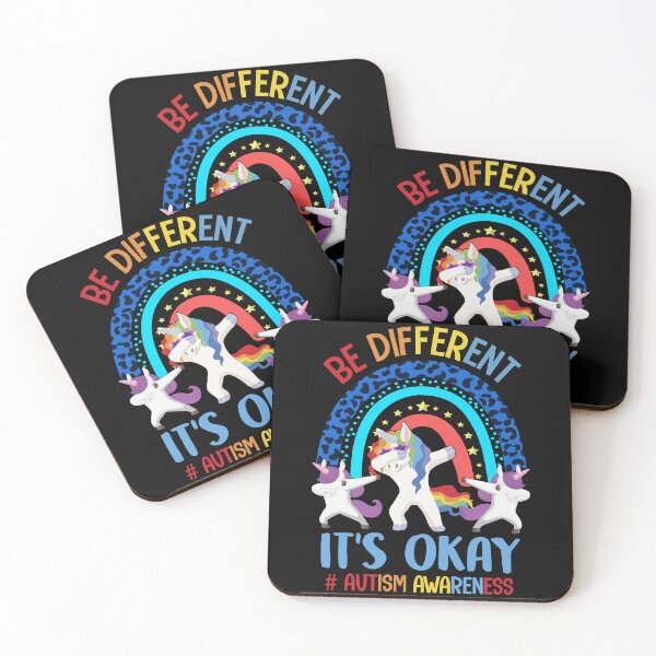 Item preview, It's Ok To Be Different Autism Awareness Rainbow Unicorn designed and sold by Creativy.