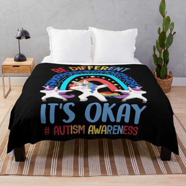 Item preview, It's Ok To Be Different Autism Awareness Rainbow Unicorn designed and sold by Creativy.