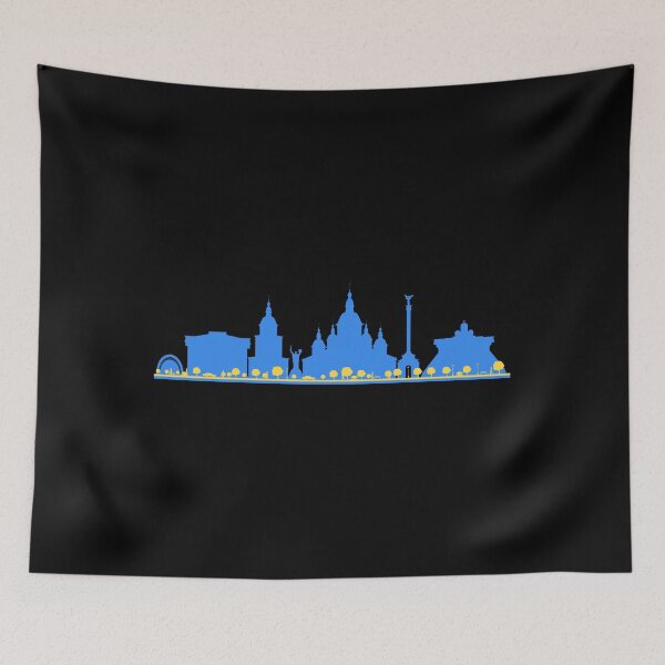 Item preview, Pray for Ukrainian peace, Kyiv City, Ukrainian Flag, Russian and Ukrainian  designed and sold by marwan elsaeed.