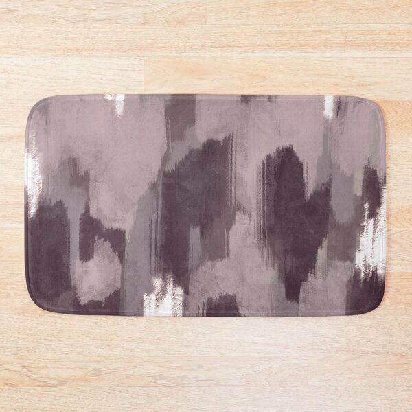 Item preview, Eggplant Purple and Lavender Abstract Ikat Painting designed and sold by Brushedinbold.