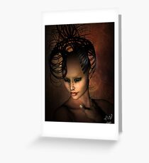 Beware the Ashtray Girl Greeting Card