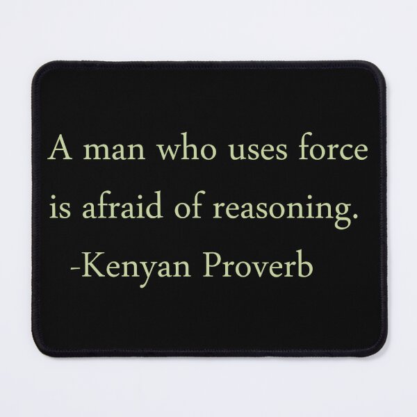 Item preview, Kenyan Proverb designed and sold by aginlow.