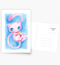 Ich wähle Mew! Postkarten