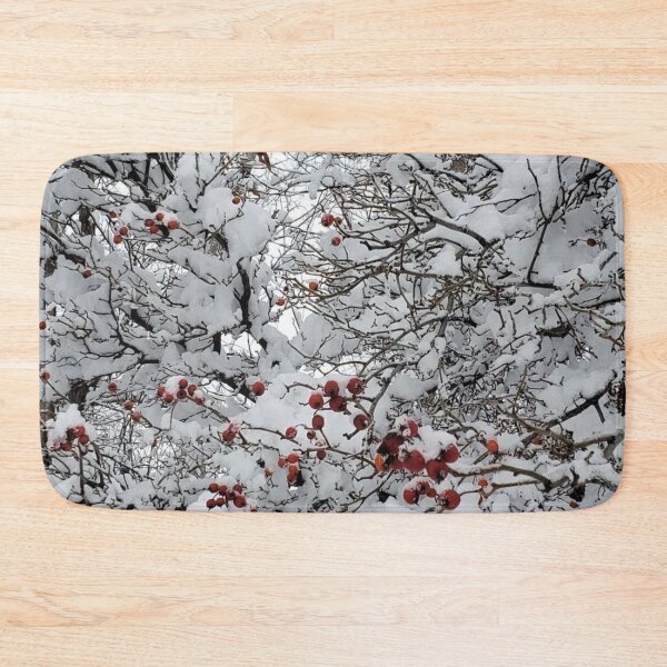 Item preview, Red berries in the snow designed and sold by aginlow.