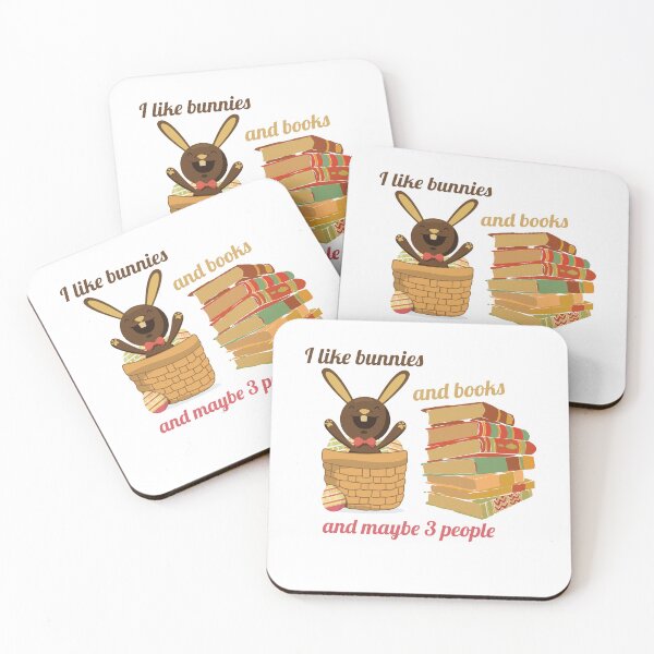 Item preview, Funny Easter Saying I like bunnies and books and maybe 3 ,Cool Introvert Bunny Gift,Cute Design Bunnies Art Womens And Mens  designed and sold by pedrored369.