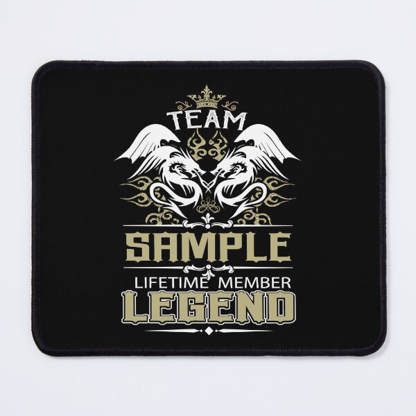 Item preview, Sample Name T Shirt - Sample Dragon Lifetime Member Legend Gift Item Tee designed and sold by wardorion9.