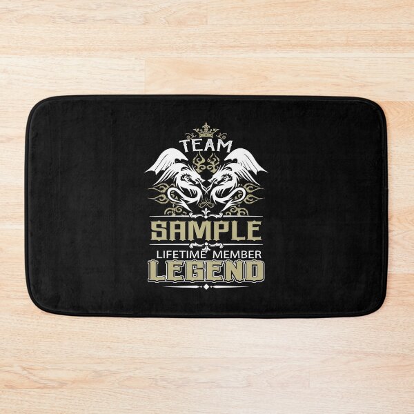 Item preview, Sample Name T Shirt - Sample Dragon Lifetime Member Legend Gift Item Tee designed and sold by wardorion9.