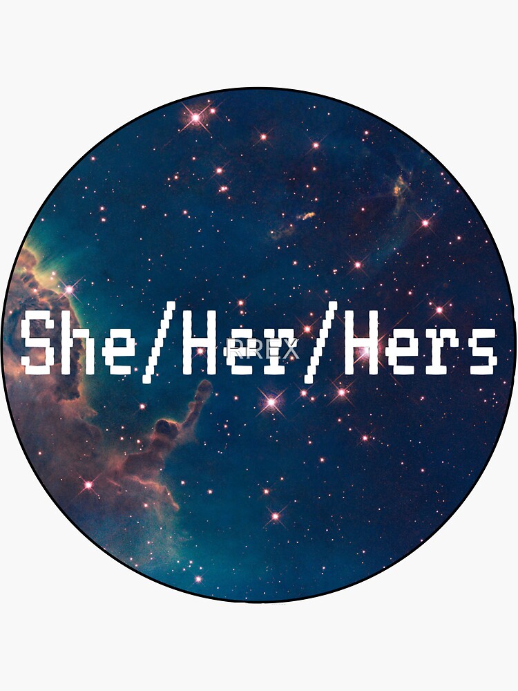 spacey-pronouns-she-her-hers-sticker-by-rrex-redbubble