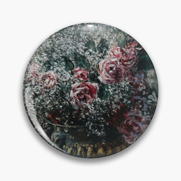 Item preview, Fleurs dans un pot (Roses et brouillard) (1878) - Monet (Painting) designed and sold by apopofbeauty.
