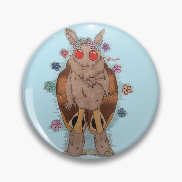 Item preview, Flower Crown Mothman  designed and sold by Bre-Bug-242.