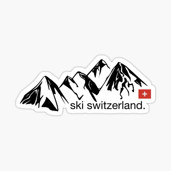 Ski Switzerland Sticker