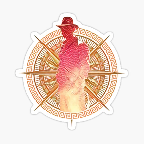 Aperçu de l'œuvre L'homme au chapeau - La boussole créée et vendue par Fenay Designs.