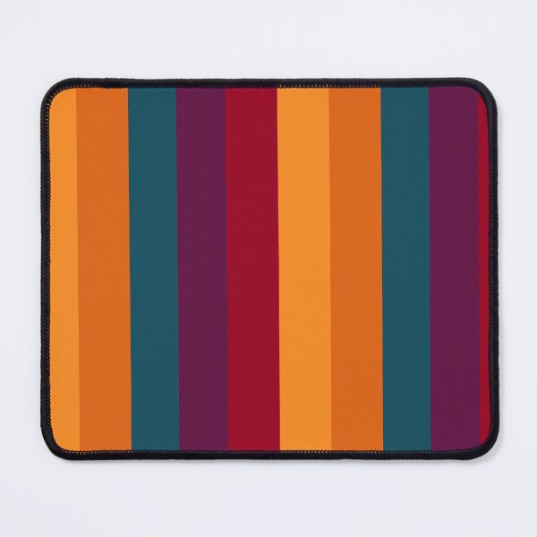 Item preview, Magenta Orange Yellow Teal Gradient Vertical Five Stripes designed and sold by LoloTrends.