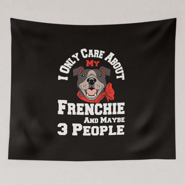 Item preview, Frenchie Stickers, French Bulldog Stickers - I Only Care About My Frenchie And Maybe 3 People designed and sold by bahdsgraphic.