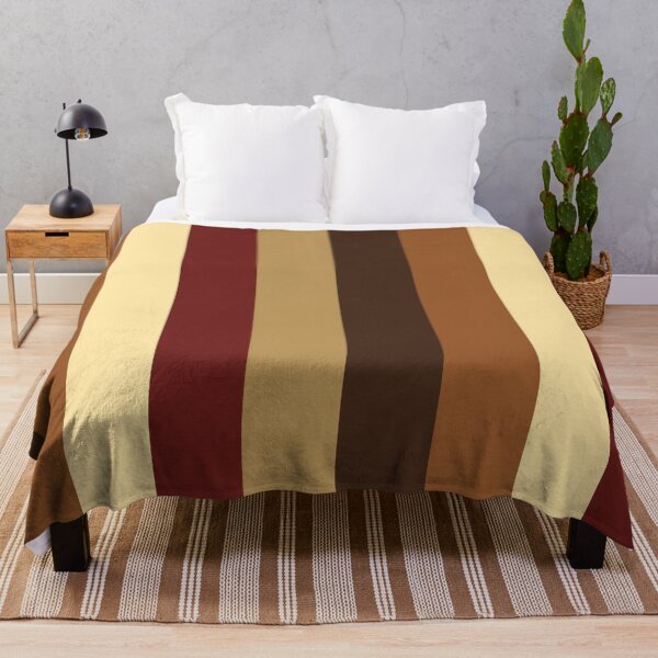 Item preview, Dark Red Beige Brown Gradient Vertical Five Stripes  designed and sold by LoloTrends.