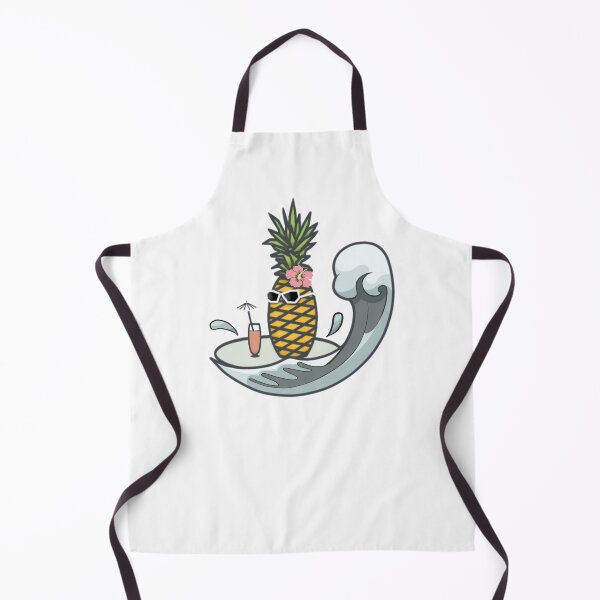 Item preview, Pineapple At Sea - Retro Summer Time Vibes designed and sold by ViewerEqualsPhoton.