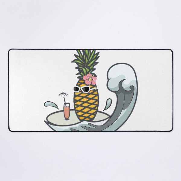 Item preview, Pineapple At Sea - Retro Summer Time Vibes designed and sold by ViewerEqualsPhoton.