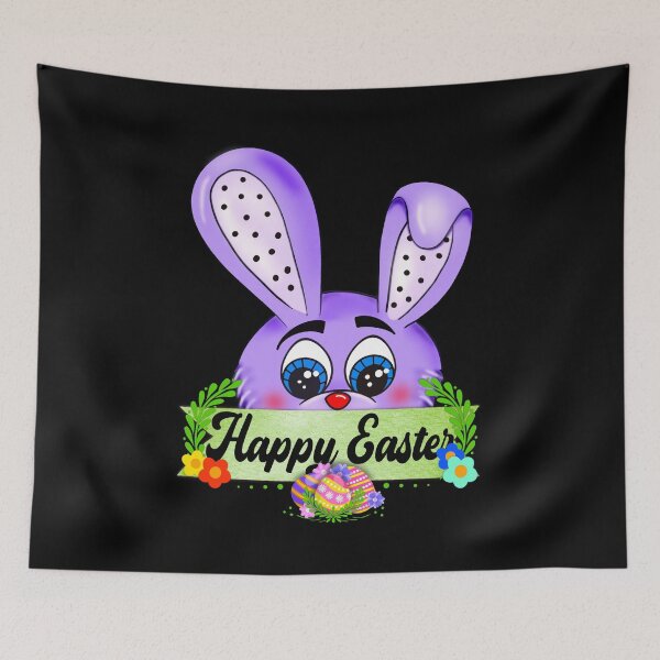 Item preview, Happy Easter Day 2022, Cute Bunny Ears designed and sold by orangeblue21.