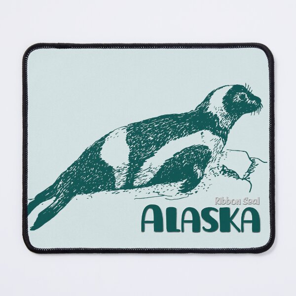 Item preview, Ribbon Seal Drawing, Alaska designed and sold by AlaskaExtreme.