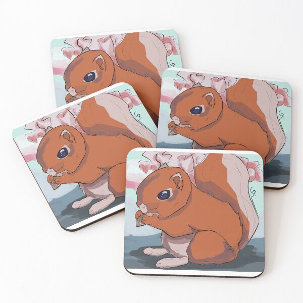 Item preview, Cherry Blossom Baby Squirrel designed and sold by RoShmoe.