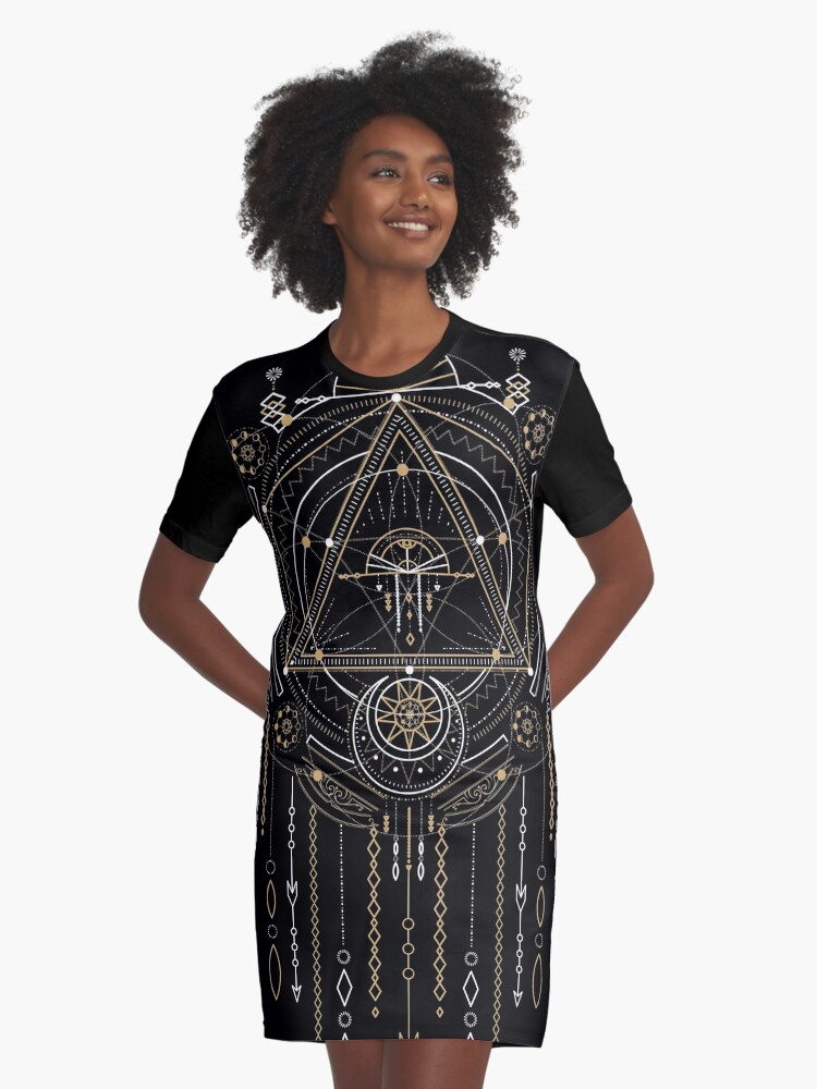 tribal boho dress