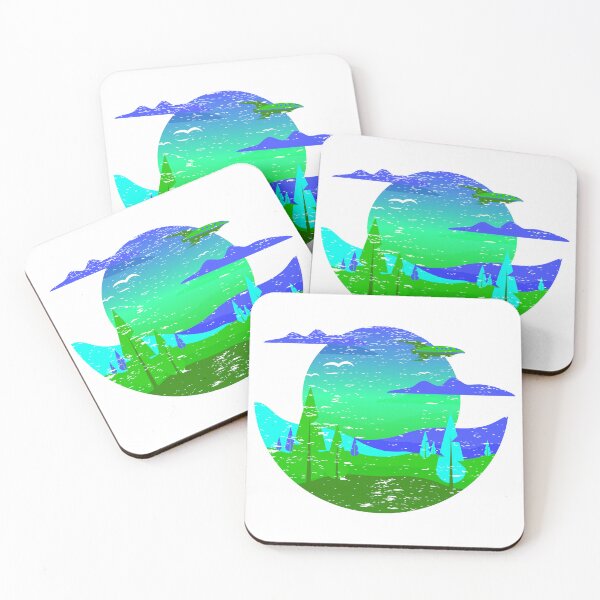 Item preview, Floating Island Sunset - Floating Sunset Landscape designed and sold by CreativeDStore.