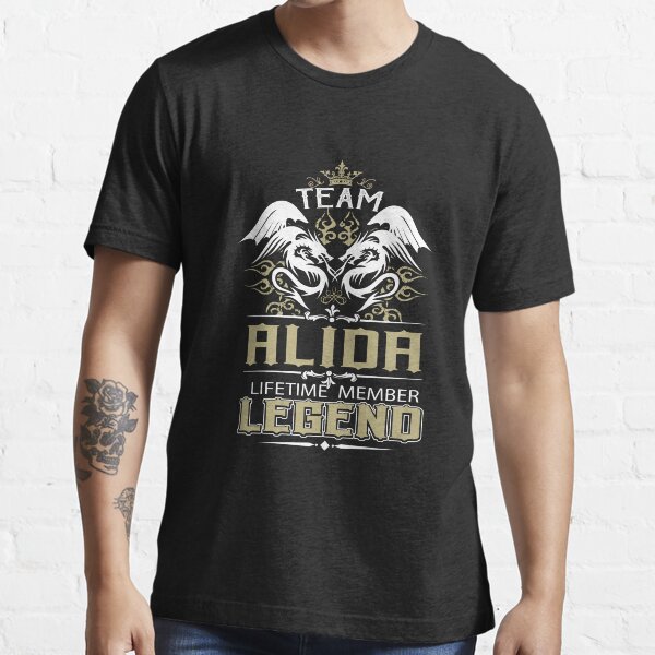 Alida Name T Shirt - Alida Dragon Lifetime Member Legend Gift Item Tee Essential T-Shirt
