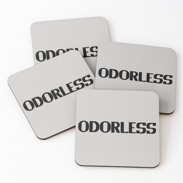 Item preview, Odorless - Bold Black Text designed and sold by Chubuter.