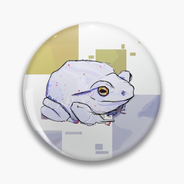 Artikelvorschau, Lila/Immergrün-Frosch mit rundem Rücken entworfen und verkauft von RoShmoe.