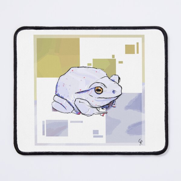 Item preview, Purple / Periwinkle Frog with Back Round designed and sold by RoShmoe.