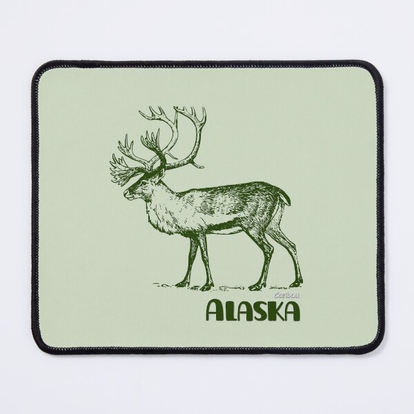 Item preview, Caribou Drawing, Alaska designed and sold by AlaskaExtreme.