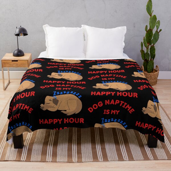 Item preview, Cat And Dog Naptime Is My Happy Hour designed and sold by WoodburyLake.