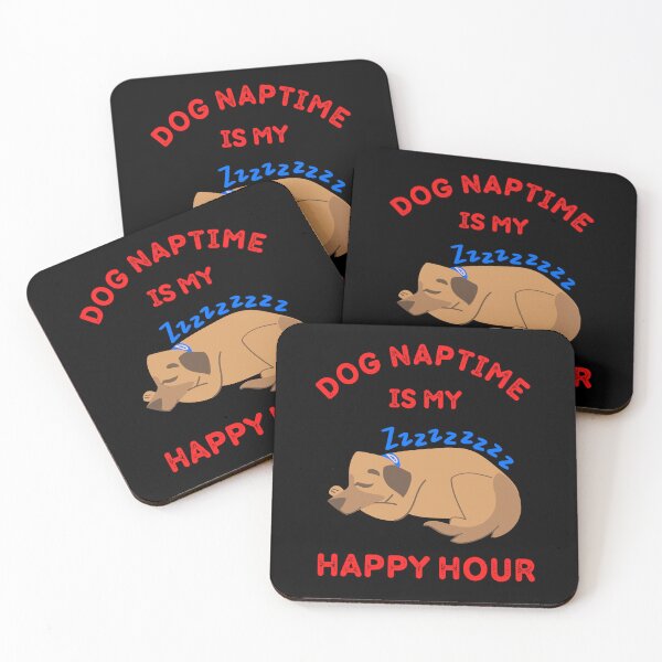 Item preview, Cat And Dog Naptime Is My Happy Hour designed and sold by WoodburyLake.