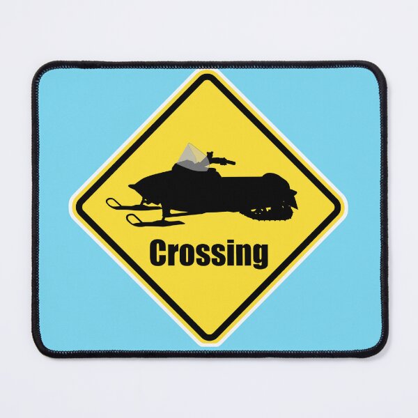 Item preview, Snow Machine (Snow Mobile) Crossing  designed and sold by AlaskaExtreme.