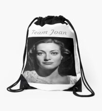 Team Joan Crawford Forever! Drawstring Bag