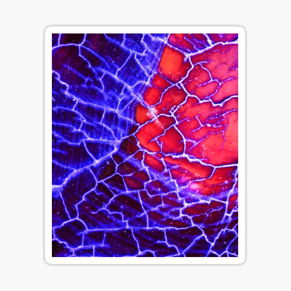 Item preview, Red & Purple Cracked Quartz Crystal designed and sold by TheQuarry.