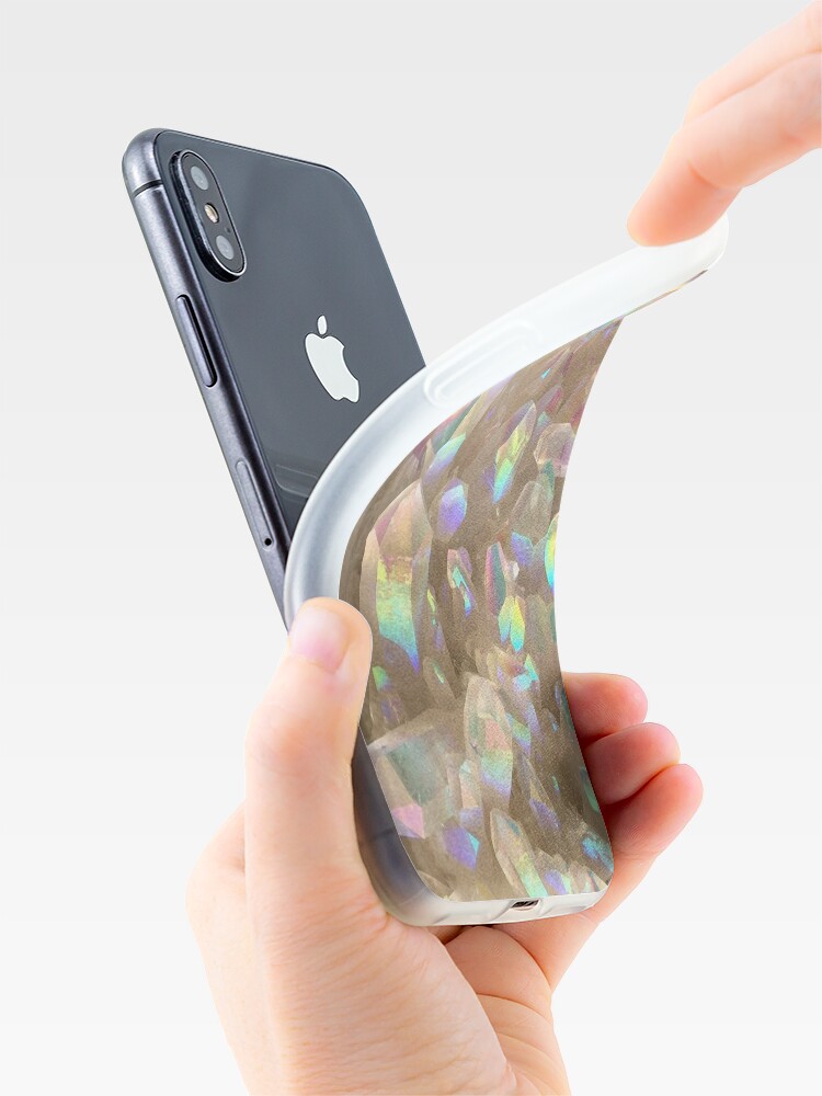 Thumbnail 4 of 5, iPhone Case, Unicorn Horn Aura Crystals designed and sold by TheQuarry.