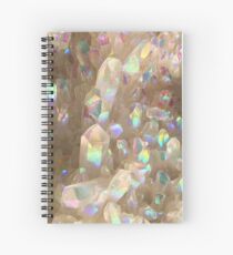 Unicorn Horn Aura Crystals Spiral Notebook