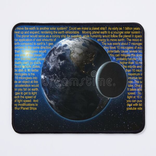 Item preview, Earth in New Solar System Art designed and sold by Alicefish.