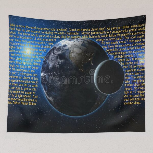 Item preview, Earth in New Solar System Art designed and sold by Alicefish.