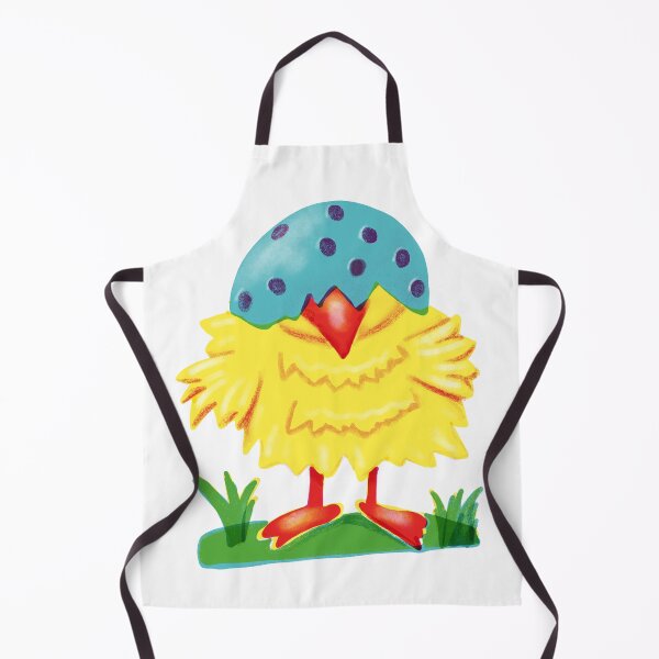 Item preview, Retro Easter chick screen print style art. designed and sold by LaBellCreative.