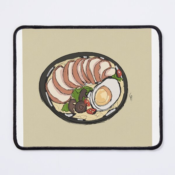 Item preview, Pork and Egg Ramen with Back Round designed and sold by RoShmoe.