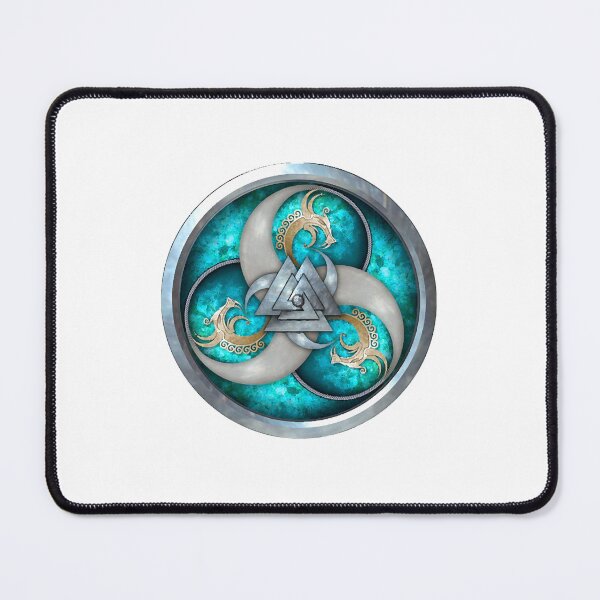 Item preview, Turquoise Norse Triple Dragons Shield designed and sold by inhthong58.