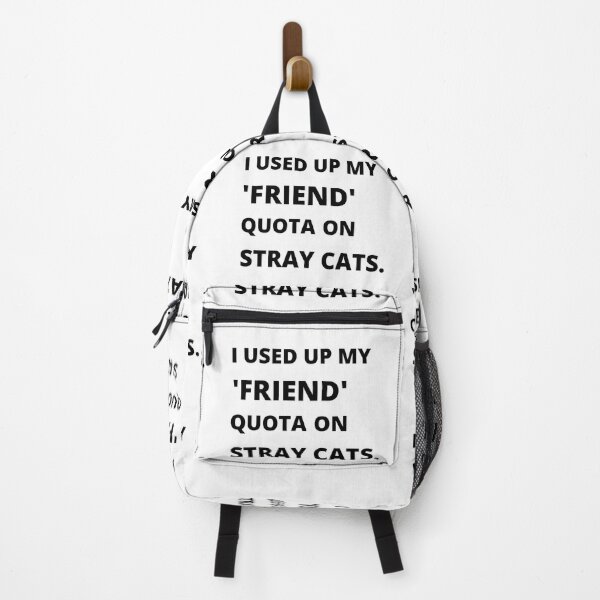 Item preview, I Used up My Friend Quota On Stray Cats designed and sold by 6 Ex Boyfriends.