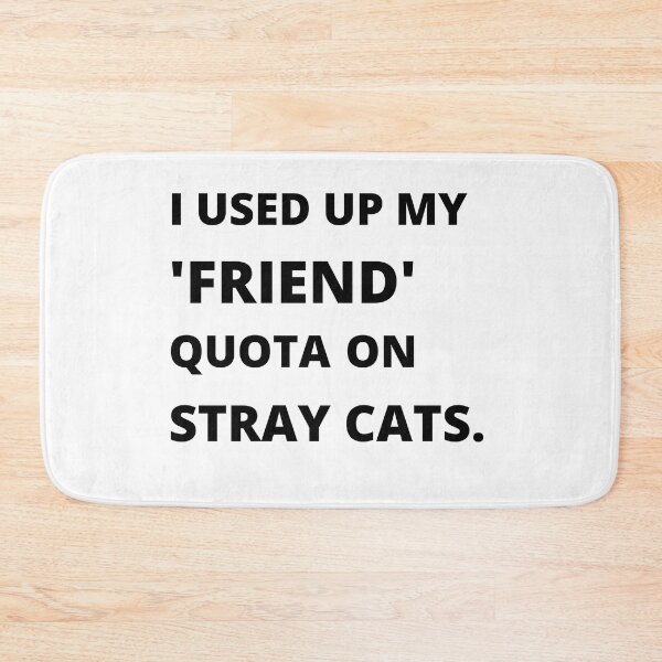 Item preview, I Used up My Friend Quota On Stray Cats designed and sold by 6 Ex Boyfriends.