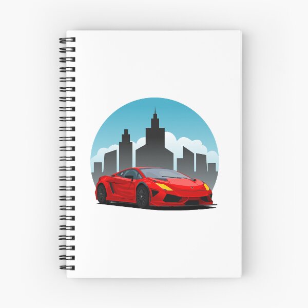 Item preview, Red Lamborghini in the City  designed and sold by uoctrung27.