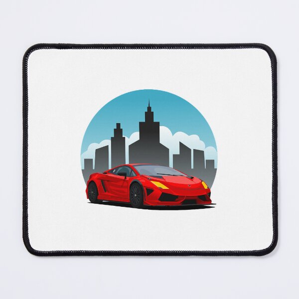Item preview, Red Lamborghini in the City designed and sold by uoctrung27.