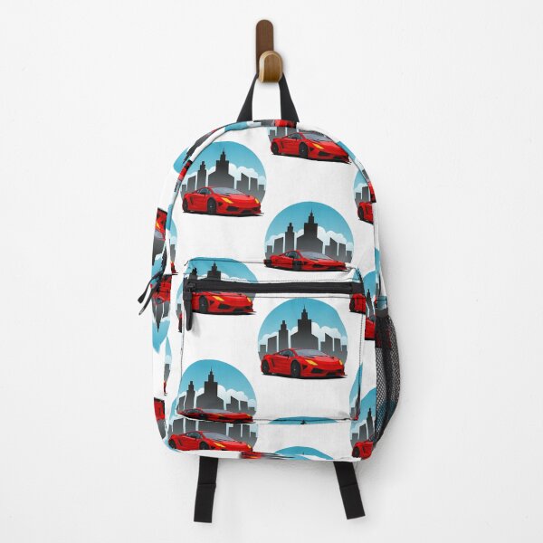 Item preview, Red Lamborghini in the City designed and sold by uoctrung27.