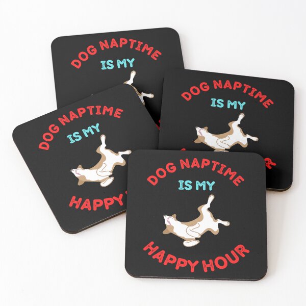 Item preview, Cat And Dog Naptime Is My Happy Hour designed and sold by WoodburyLake.